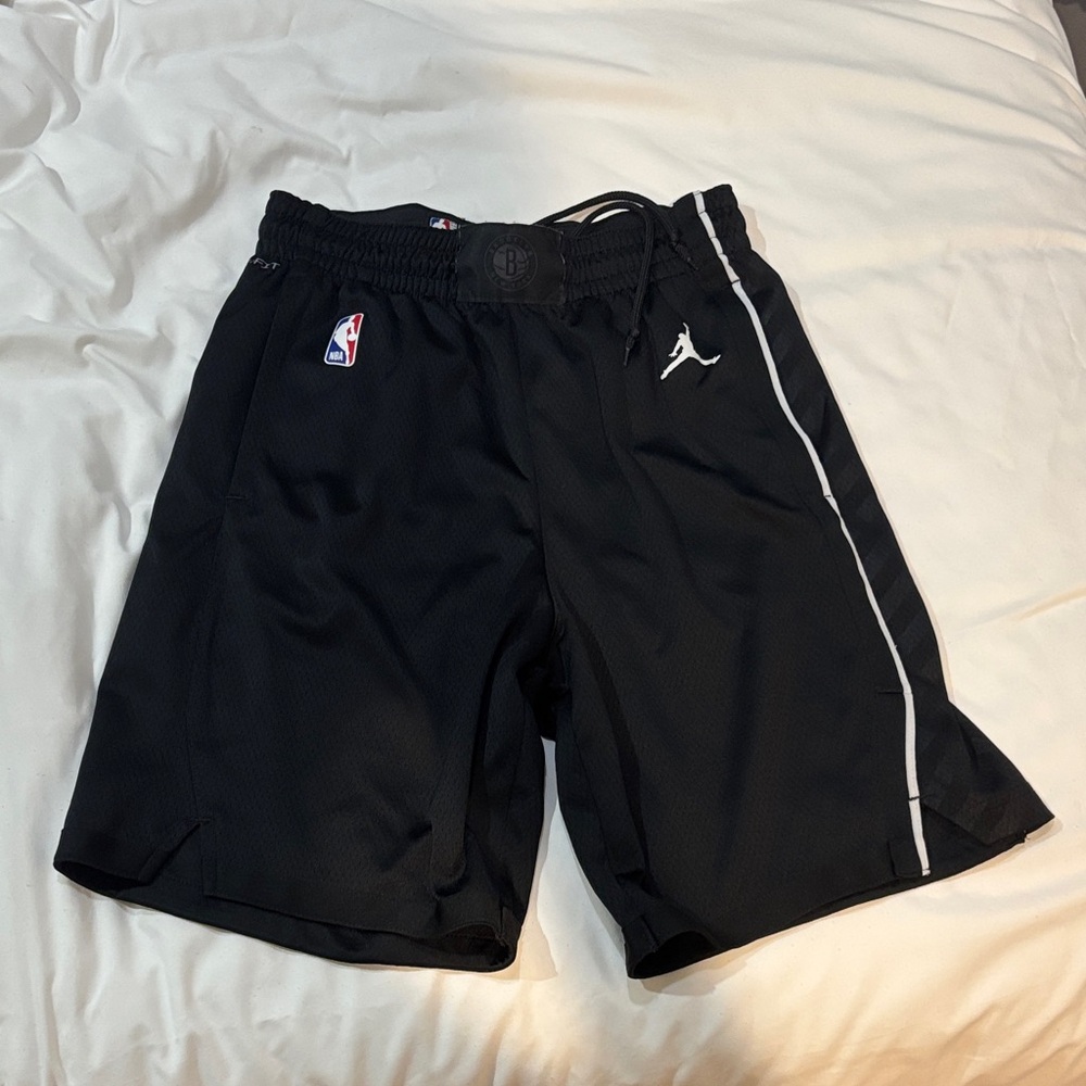 Jordan Shorts. Nba Shorts. Nets City edition shorts. AUTHENTIC